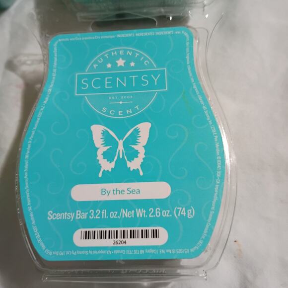 Scentsy Bar BY THE SEA 3.2 oz Authentic(Set of 4) scented wax - Picture 2 of 3